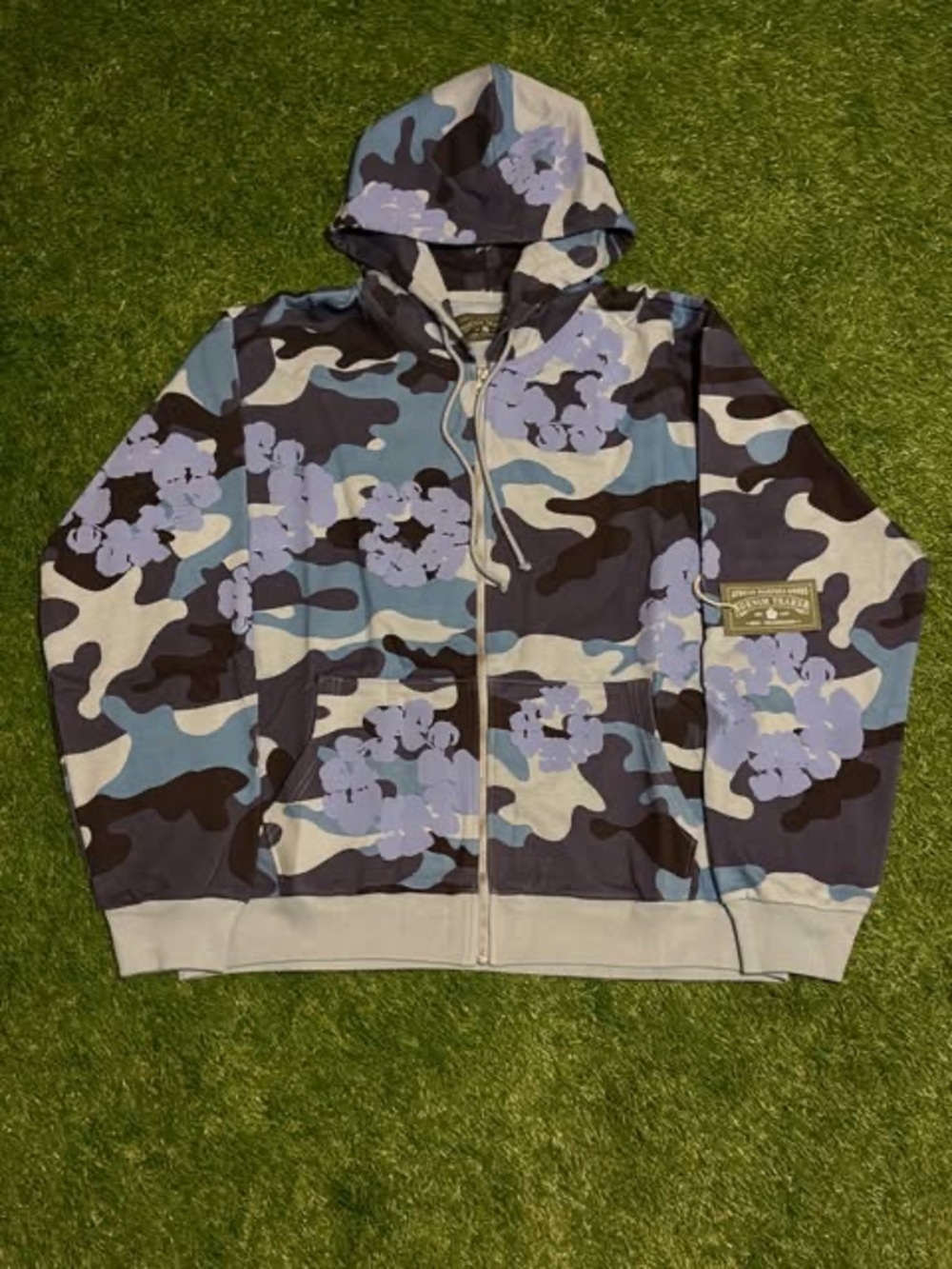 Multi Blue Denim Tears Zip Up